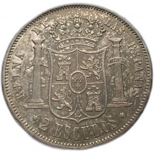 Španielsko, 2 Escudos, 1867