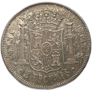 Spain, 2 Escudos, 1867