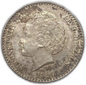 Spagna, 50 Centimos, 1894 PGV