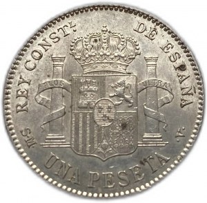 Spain, 1 Peseta, 1903 SMV