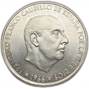 Hiszpania, 100 peset, 1966