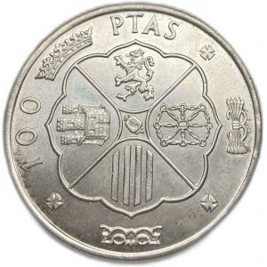 Hiszpania, 100 peset, 1966