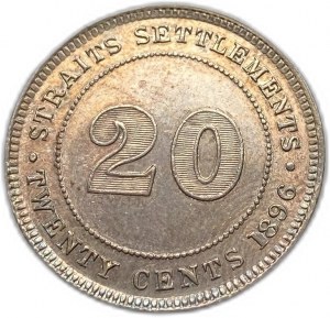 Straßensiedlungen, 20 Cents, 1896