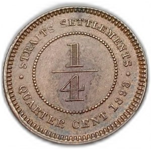 Úžinové osady, 1/4 centu, 1898