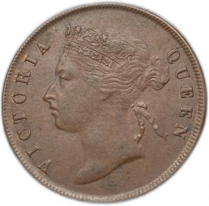 Straits Settlements, 1 cent, 1901 r.