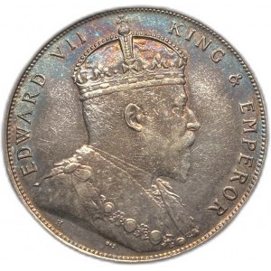 Straits Settlements, 1 Dollar, 1907 H