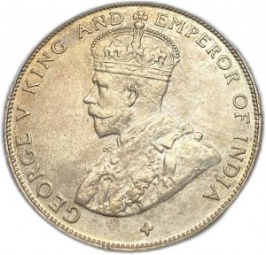 Straits Settlements, 50 Cents, 1920