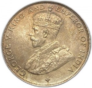 Straits Settlements, 50 Cents, 1921