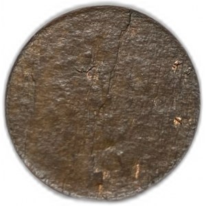 Svezia, 1/2 minerale, 1856-58, errore di zecca