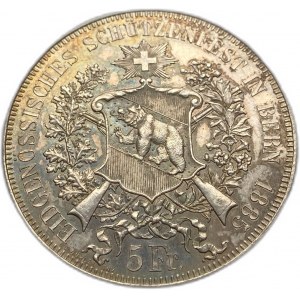 Suisse, 5 Francs, 1885