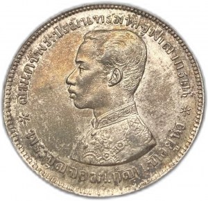 Thajsko, 1 baht, 1876-1907