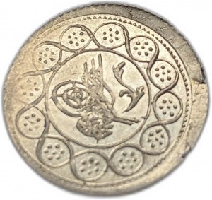 Turcja, Imperium Osmańskie, 1 kurusz/piastr, 1827 (1223/21)