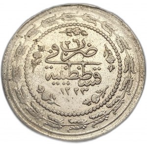 Turcja, Imperium Osmańskie, 6 piastrów, 1832 (1223/26)