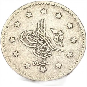 Turecko Osmanská ríša, 1 Kuruš, 1844 (1255/6)
