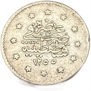 Turecko Osmanská ríša, 1 Kuruš, 1844 (1255/6)