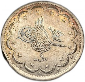 Turchia Impero ottomano, 20 Kurush, 1847 (1255/9)