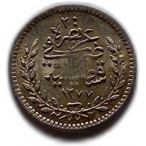 Turkey Ottoman Empire, 20 Para, 1862 (1277/3)