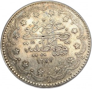 Turecko Osmanská ríša, 20 Kuruš, 1874 (1277/15)