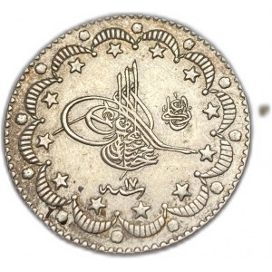 Turkey Ottoman Empire, 5 Kurush, 1891 (1293/17)