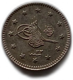 Turecko Osmanská ríša, 1 Kuruš, 1897 (1293/32)