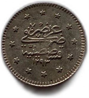 Turecko Osmanská říše, 1 Kuruš, 1897 (1293/32)