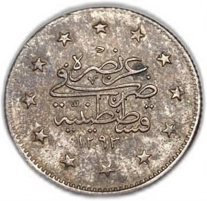 Turquie Empire ottoman, 2 Kurush, 1901 (1293/27)