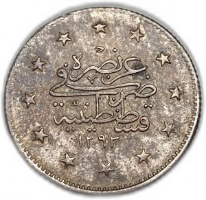 Türkei Osmanisches Reich, 2 Kurusch, 1901 (1293/27)