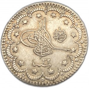 Turkey Ottoman Empire, 5 Kurush, 1906 (1293/32)