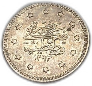 Turecko Osmanská ríša, 1 Kuruš, 1906 (1293/33)