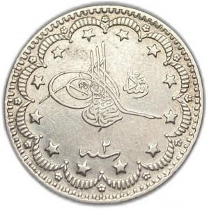 Türkei Osmanisches Reich, 5 Kurusch, 1910 (1327/2)