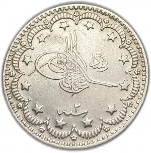 Türkei Osmanisches Reich, 5 Kurusch, 1910 (1327/2)