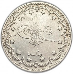 Turquie Empire ottoman, 5 Kurush, 1910 (1327/2)