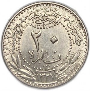 Turecko Osmanská ríša, 20 para, 1911 (1327/3)