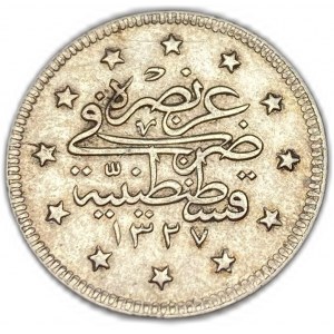 Turchia Impero ottomano, 2 Kurush, 1912 (1327/4)