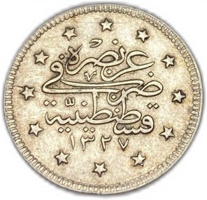 Turkey Ottoman Empire, 2 Kurush, 1912 (1327/4)