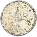 Turcja, Imperium Osmańskie, 2 Kurush, 1915 (1327/7), kluczowa data