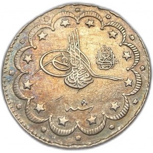 Turecko Osmanská říše, 10 Kuruš, 1916 (1327/8)