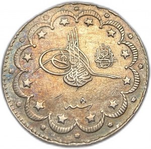 Turchia Impero ottomano, 10 Kurush, 1916 (1327/8)