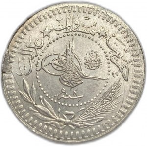 Turkey Ottoman Empire, 40 Para, 1916 (1327/8)