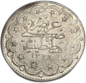 Turchia Impero ottomano, 20 Kurush, 1917 (1327/9)