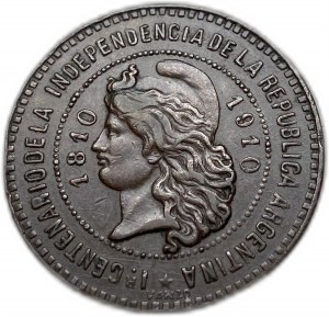 Argentína, 20 centavos, 1810-1910