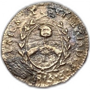 Argentine, 1/2 Real, 1815 F