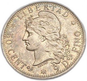 Argentina, 50 Centavos, 1882