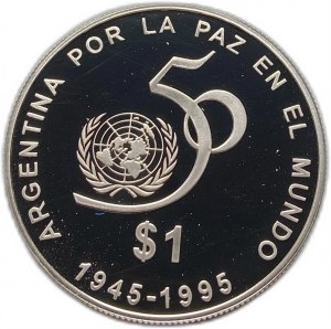 Argentine, 1 Peso, 1995