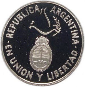 Argentína, 1 peso, 1995