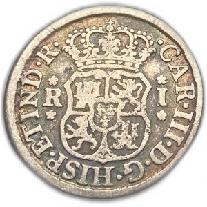 Boliwia, 1 Real, 1767 JR