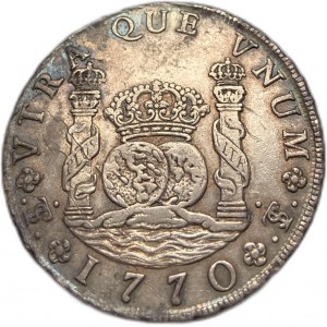 Bolívia, 8 Reales, 1770 JR