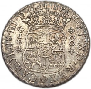 Bolivie, 8 Reales, 1770 JR