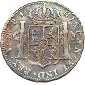 Bolívie, 4 Reales, 1808 PJ