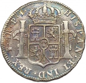 Bolivia, 4 Reales, 1808 PJ